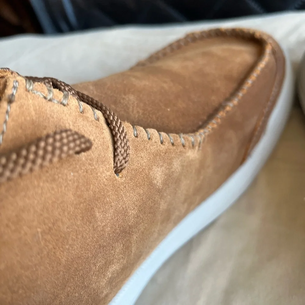 New Clarks Men's 11.5 Suede Dark Tan Driftway Low Chukka Boot - Picture 4 of 7